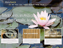 Tablet Screenshot of maryswick.com